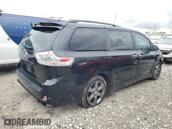 2015 Toyota Sienna SE with VIN 5TDXK3DC6FS689563, listed as a Copart auction lot 60798185 with 170,128 mi miles and Salvage title. Bid and sale history available at DreamBid. Image 3.