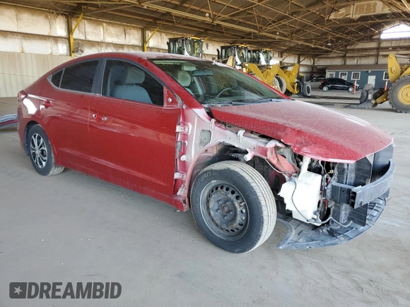 2017 Hyundai Elantra SE with VIN KMHD74LF6HU282102, listed as a Copart auction lot 57841005 with 94,024 mi miles and Salvage title. Bid and sale history available at DreamBid. Image 4.