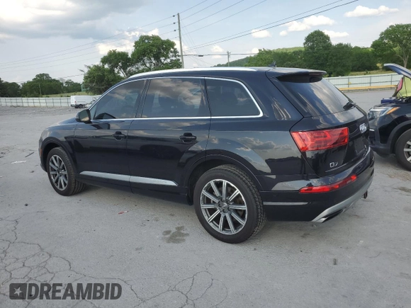 2017 Audi Q7 Premium Plus with VIN WA1LAAF74HD033389, listed as a Copart auction lot 55304985 with 107,853 mi miles and Clean Title. Bid and sale history available at DreamBid. Image 2.