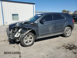 2017 Chevrolet Equinox LS with VIN 2GNALBEK9H1532517, listed as a Copart auction lot 46643705 with 148,402 mi miles and Salvage Title. Bid and sale history available at carsss.com. Image 1.
