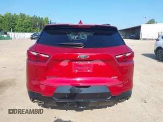 2021 Chevrolet Blazer RS with VIN 3GNKBERS2MS503863, listed as a IAAI auction lot 42424635 with 76,040 mi miles and . Bid and sale history available at DreamBid. Image 16.