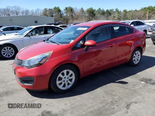2014 Kia Rio LX with VIN KNADM4A32E6385200, listed as a Copart auction lot 52072335 with 94,790 mi miles and Salvage Title. Bid and sale history available at DreamBid. Image 1.