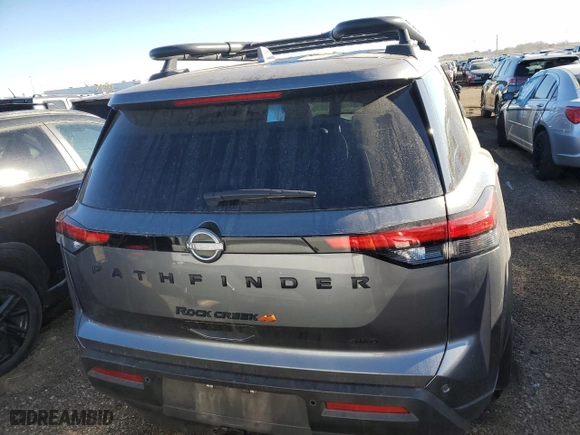 2024 Nissan Pathfinder SV with VIN 5N1DR3BD6RC246566, listed as a Copart auction lot 80794844 with 7,339 mi miles and Salvage Title. Bid and sale history available at carsss.com. Image 6.