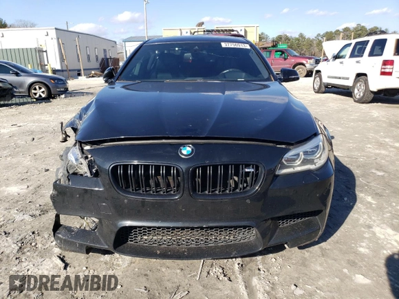 2015 BMW M5 with VIN WBSFV9C57FD594703, listed as a Copart auction lot 37756913 with 165,305 mi miles. Bid and sale history available at carsss.com. Image 5.