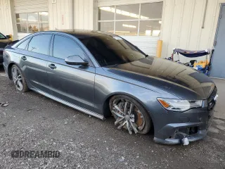 2018 Audi S6 Prestige with VIN WAUHFAFC4JN010654, listed as a Copart auction lot 77744804 with 77,939 mi miles and Salvage Title. Bid and sale history available at carsss.com. Image 4.