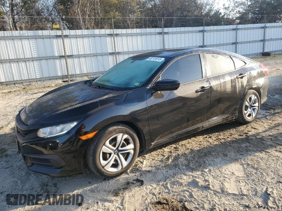 2016 Honda Civic Sedan LX with VIN 2HGFC2F51GH529383, listed as a Copart auction lot 48741615 with 102,407 mi miles and Salvage Title. Bid and sale history available at carsss.com. Image 1.