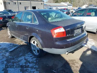 2003 Audi A4 3.0L with VIN WAULT68E63A325173, listed as a IAAI auction lot 41356221 with 172,761 mi miles. Bid and sale history available at carsss.com. Image 3.