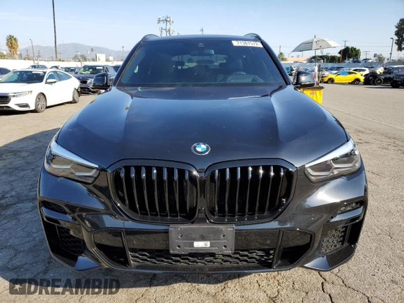 2022 BMW X5 xDrive40i with VIN 5UXCR6C09N9K20370, listed as a Copart auction lot 71387572 with 11,272 mi miles. Bid and sale history available at carsss.com. Image 5.