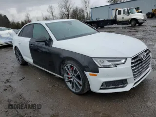 2018 Audi S4 Premium Plus with VIN WAUB4AF49JA002402, listed as a Copart auction lot 42456084 with 80,779 mi miles. Bid and sale history available at carsss.com. Image 4.