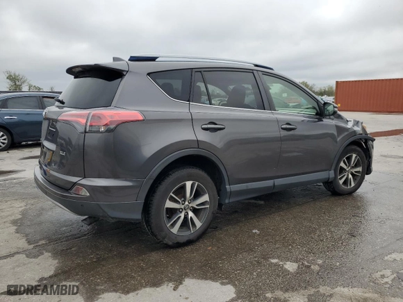 2017 Toyota RAV4 XLE with VIN JTMWFREVXHJ719778, listed as a Copart auction lot 46596935 with 174,582 mi miles and Salvage Title. Bid and sale history available at carsss.com. Image 3.