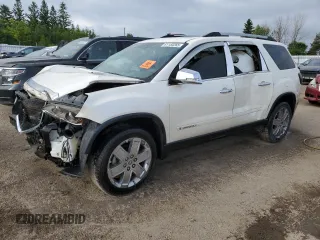 2010 GMC Acadia SLT2 with VIN 1GKLRNED3AJ137865, listed as a Copart auction lot 61155265 with Not provided miles and Salvage title. Bid and sale history available at DreamBid. Image 1.