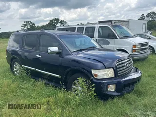 2007 Infiniti QX56 z VIN 5N3AA08A47N804400, wystawiony jako Copart lot #59031335 z przebiegiem 202 776 mil mil oraz Tytuł czysty. Historia ofert i sprzedaży dostępna na DreamBid. Obrazek 1.