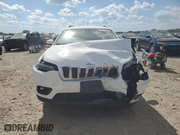 2019 Jeep Cherokee Latitude Plus with VIN 1C4PJLLN5KD196209, listed as a Copart auction lot 56747685 with Not provided miles and Salvage title. Bid and sale history available at DreamBid. Image 5.