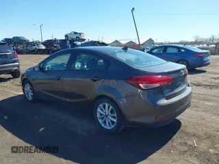 2017 Kia Forte LX with VIN 3KPFL4A78HE145715, listed as a IAAI auction lot 41803593 with 50,609 mi miles. Bid and sale history available at carsss.com. Image 3.