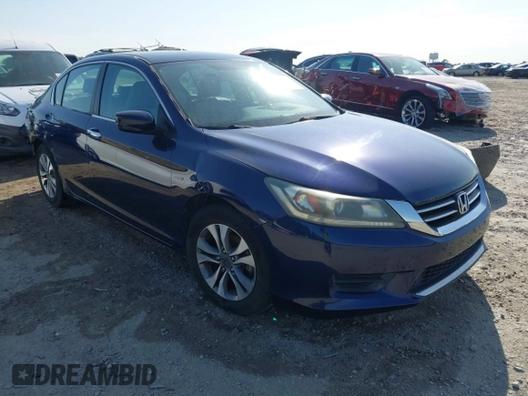 2014 Honda Accord Sedan LX with VIN 1HGCR2F3XEA217459, listed as a IAAI auction lot 41931324 with 109,500 mi miles. Bid and sale history available at carsss.com. Image 1.