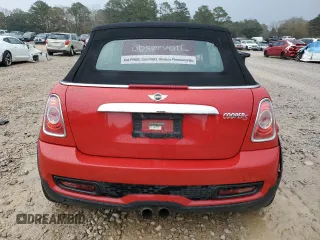 2014 MINI Convertible S with VIN WMWZP3C52ET706143, listed as a Copart auction lot 43184955 with 101,717 mi miles and Salvage title. Bid and sale history available at DreamBid. Image 6.