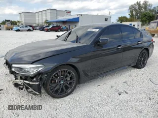 2017 BMW 5 Series 540i with VIN WBAJE5C39HG915941, listed as a Copart auction lot 49083145 with 85,511 mi miles and Salvage Title. Bid and sale history available at carsss.com. Image 1.