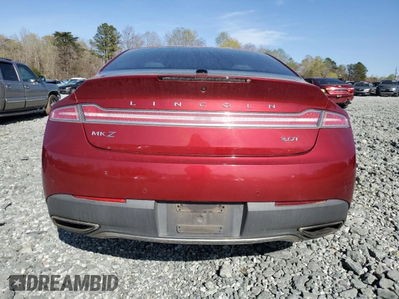 2017 Lincoln MKZ Select with VIN 3LN6L5CC6HR614899, listed as a Copart auction lot 51464985 with 249,597 mi miles and Clean title. Bid and sale history available at DreamBid. Image 6.