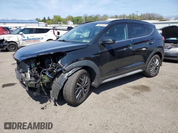 2019 Hyundai Tucson Ultimate with VIN KM8J3CAL3KU843056, listed as a Copart auction lot 48921823 with 37,269 mi miles. Bid and sale history available at carsss.com. Image 1.