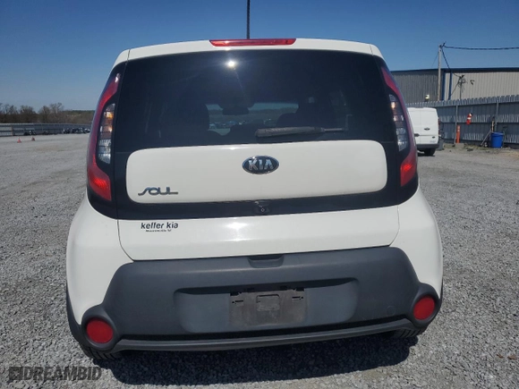 2016 Kia Soul with VIN KNDJN2A24G7400825, listed as a Copart auction lot 50290825 with 53,987 mi miles and Salvage Title. Bid and sale history available at carsss.com. Image 6.