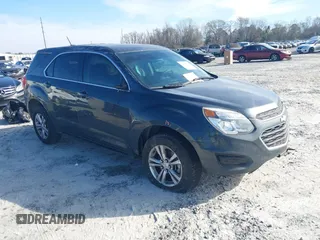 2017 Chevrolet Equinox LS z VIN 2GNALBEK6H1557004, wystawiony jako IAAI lot #41586106 z przebiegiem 115 896 mil mil oraz . Historia ofert i sprzedaży dostępna na DreamBid. Obrazek 1.