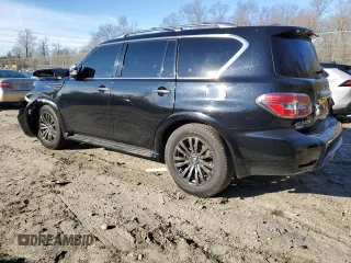 2019 Nissan Armada Platinum with VIN JN8AY2NE4K9757242, listed as a Copart auction lot 36792524 with 78,668 mi miles. Bid and sale history available at carsss.com. Image 2.