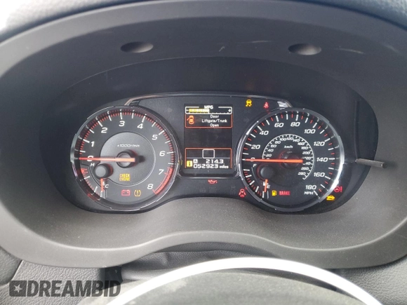2020 Subaru WRX Premium with VIN JF1VA1C65L9824560, listed as a Copart auction lot 87464284 with 52,923 mi miles and Salvage Title. Bid and sale history available at carsss.com. Image 9.