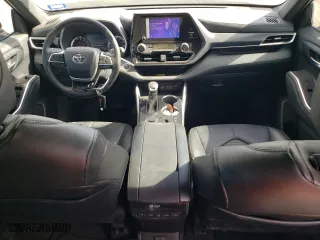 2023 Toyota Highlander L with VIN 5TDKDRAH5PS030480, listed as a Copart auction lot 49593485 with 55,657 mi miles and Salvage Title. Bid and sale history available at carsss.com. Image 8.