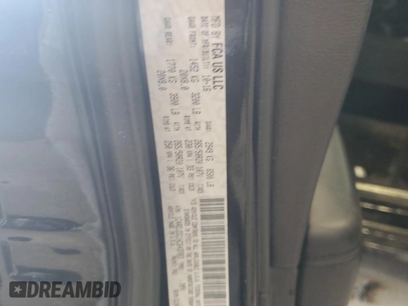 2017 Dodge Durango GT z VIN 1C4RDJDG1HC643783, wystawiony jako Copart lot #61160235 z przebiegiem 161 713 mil mil oraz Nie do naprawy • Non repairable. Historia ofert i sprzedaży dostępna na DreamBid. Obrazek 13.