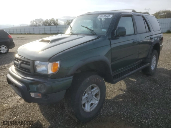 1999 Toyota 4Runner SR5 with VIN JT3HN86R4X0241406, listed as a Copart auction lot 49646405 with 0 mi miles and Salvage Title. Bid and sale history available at carsss.com. Image 1.