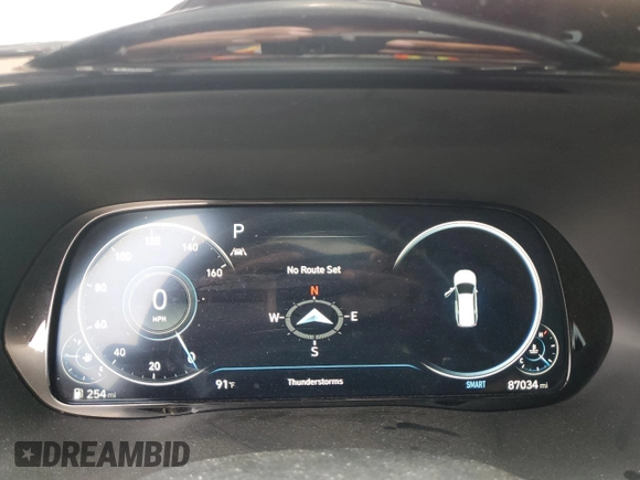 2020 Hyundai Palisade Limited with VIN KM8R5DHE7LU076579, listed as a Copart auction lot 55016735 with 87,034 mi miles and Clean title. Bid and sale history available at DreamBid. Image 9.