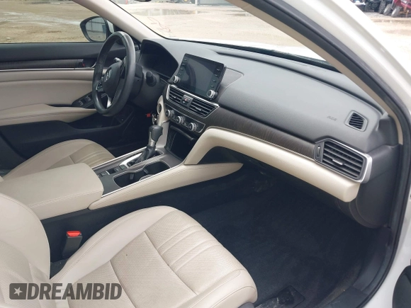2021 Honda Accord EX-L with VIN 1HGCV1F54MA081514, listed as a IAAI auction lot 42516394 with 54,130 mi miles and . Bid and sale history available at DreamBid. Image 5.