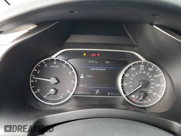 2015 Nissan Murano S with VIN 5N1AZ2MH2FN230944, listed as a Copart auction lot 58028525 with 116,907 mi miles and Salvage title. Bid and sale history available at DreamBid. Image 9.