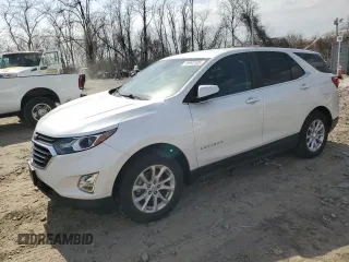 2021 Chevrolet Equinox LT with VIN 3GNAXUEV0MS133665, listed as a Copart auction lot 49993105 with 55,223 mi miles and Salvage Title. Bid and sale history available at DreamBid. Image 1.