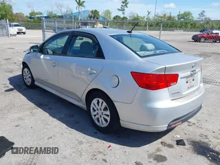 2012 Kia Forte EX with VIN KNAFU4A23C5584128, listed as a IAAI auction lot 41643361 with 187,775 mi miles. Bid and sale history available at carsss.com. Image 3.