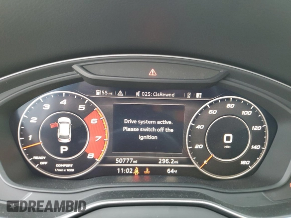 2020 Audi SQ5 Premium Plus with VIN WA1B4AFY3L2019337, listed as a Copart auction lot 52568604 with 50,777 mi miles and . Bid and sale history available at DreamBid. Image 9.