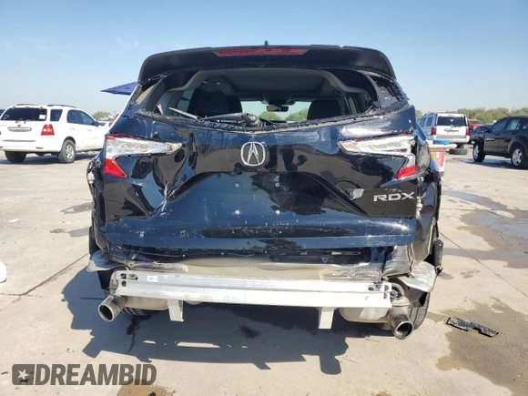 2021 Acura RDX with VIN 5J8TC1H39ML009522, listed as a Copart auction lot 73957914 with 59,223 mi miles and Salvage Title. Bid and sale history available at carsss.com. Image 6.