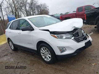 2019 Chevrolet Equinox LS z VIN 2GNAXHEV8K6119452, wystawiony jako IAAI lot #41046669 z przebiegiem 63 012 mil mil oraz . Historia ofert i sprzedaży dostępna na DreamBid. Obrazek 1.