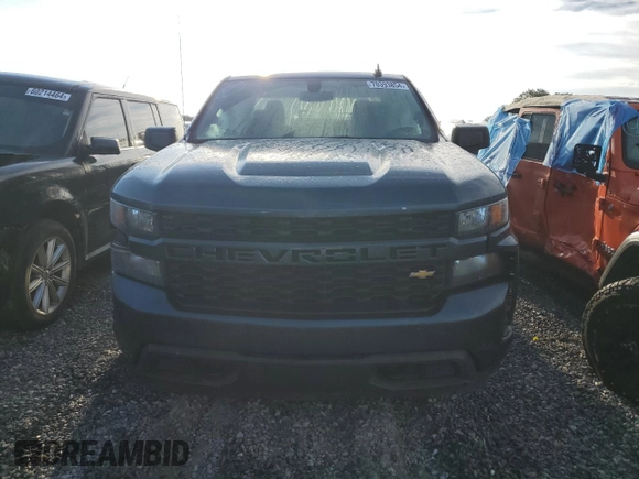 2020 Chevrolet Silverado 1500 Custom with VIN 1GCRWBEK9LZ339027, listed as a Copart auction lot 70393854 with 97,802 mi miles and Salvage Title. Bid and sale history available at carsss.com. Image 5.