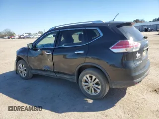 2016 Nissan Rogue SV with VIN KNMAT2MV8GP643775, listed as a Copart auction lot 47110385 with 114,330 mi miles and Salvage Title. Bid and sale history available at carsss.com. Image 2.