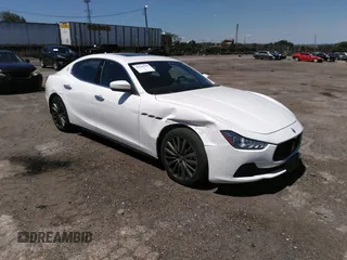 2017 Maserati Ghibli S Q4 with VIN ZAM57RTA2H1237066, listed as a IAAI auction lot 39746708 with 56,099 mi miles and . Bid and sale history available at DreamBid. Image 1.