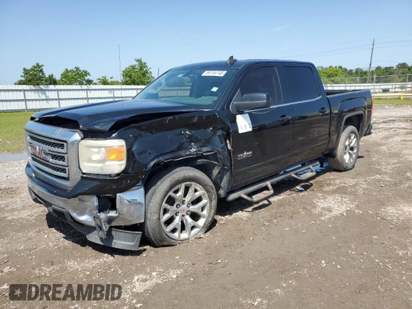 2015 GMC Sierra 1500 SLE z VIN 3GTP1UEC5FG482474, wystawiony jako Copart lot #56134745 z przebiegiem Nie podano mil oraz Szkoda całkowita • Salvage title. Historia ofert i sprzedaży dostępna na DreamBid. Obrazek 1.