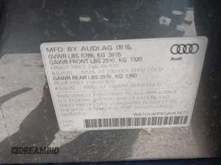 2016 Audi Q5 z VIN WA1DVAFPXGA051873, wystawiony jako IAAI lot #41729292 z przebiegiem 86 697 mil mil oraz . Historia ofert i sprzedaży dostępna na DreamBid. Obrazek 9.