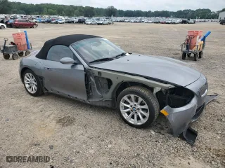 2008 BMW Z4 3.0si with VIN 4USBU53588LX04307, listed as a Copart auction lot 63514304 with 89,345 mi miles and Salvage Title. Bid and sale history available at carsss.com. Image 4.