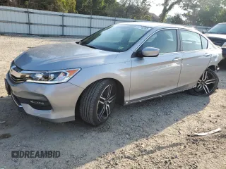 2016 Honda Accord Sport with VIN 1HGCR2F57GA133331, listed as a Copart auction lot 61716265 with 64,216 mi miles and Salvage title. Bid and sale history available at DreamBid. Image 1.