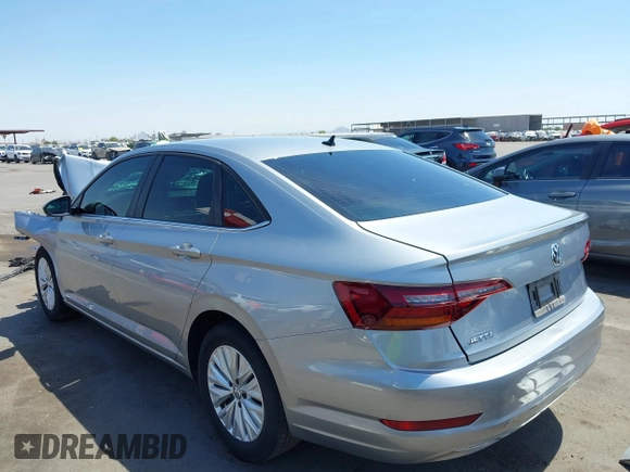 2019 Volkswagen Jetta S with VIN 3VWC57BU0KM208044, listed as a IAAI auction lot 42373582 with 87,008 mi miles and . Bid and sale history available at DreamBid. Image 3.