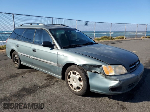 2002 Subaru Legacy L with VIN 4S3BH635X27308783, listed as a Copart auction lot 45737345 with 71,224 mi miles and Salvage title. Bid and sale history available at DreamBid. Image 4.