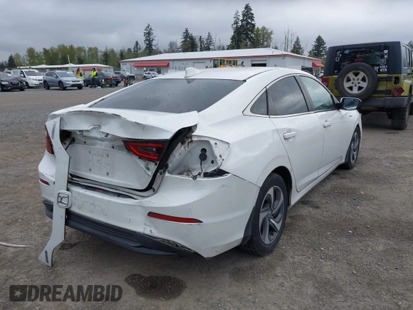 2019 Honda Insight LX with VIN 19XZE4F10KE010635, listed as a IAAI auction lot 42084158 with 105,606 mi miles and . Bid and sale history available at carsss.com. Image 4.