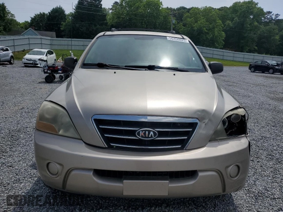 2007 Kia Sorento LX with VIN KNDJD736X75717813, listed as a Copart auction lot 56456025 with 145,722 mi miles and Salvage title. Bid and sale history available at DreamBid. Image 5.