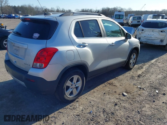 2016 Chevrolet Trax LT z VIN 3GNCJLSB7GL162268, wystawiony jako IAAI lot #41753118 z przebiegiem 123 599 mil mil oraz . Historia ofert i sprzedaży dostępna na DreamBid. Obrazek 4.